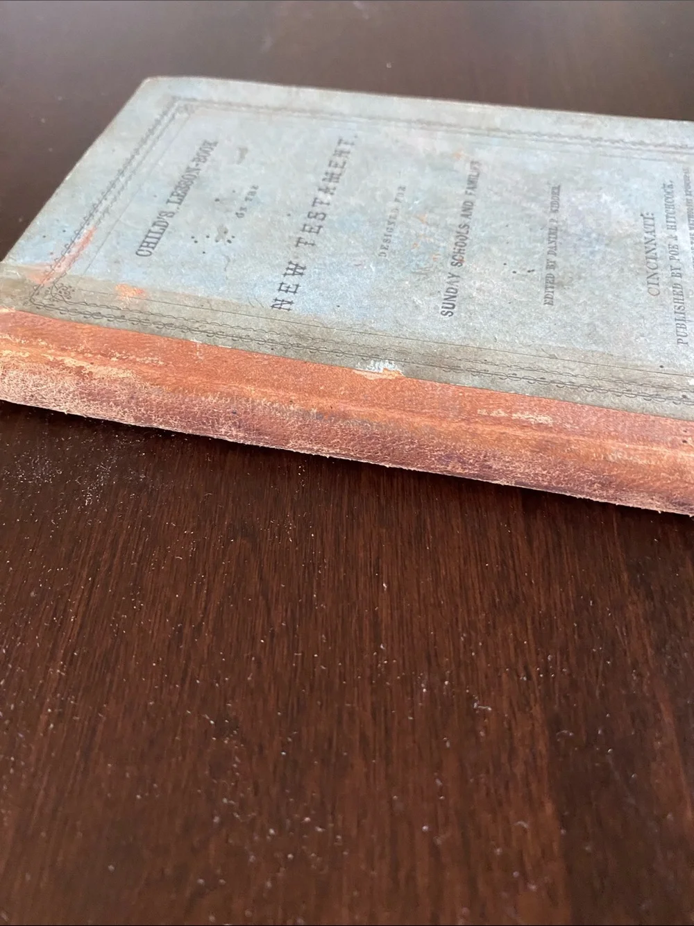 Vintage-Style Kids Lesson Book - Blue Cover